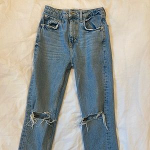 Zara bootcut light wash jeans
